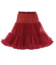 Malco 582 nylon chiffon petticoat met ruche