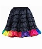 Fendler A20MZ zwarte petticoat met ruche